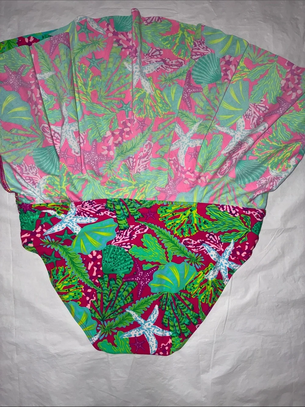 Stella Parker Women’s Pink Tropical Swim Skort Set